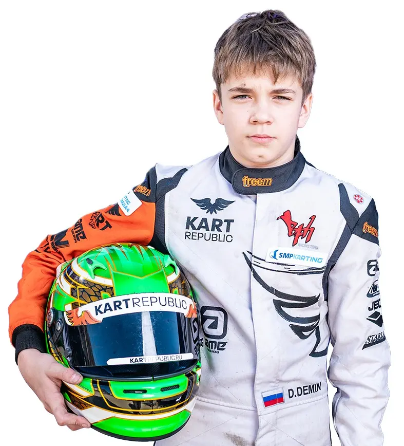 Пилот OK-Junior Демин Дмитрий
